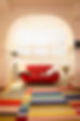 rotes Sofa der frauenOase