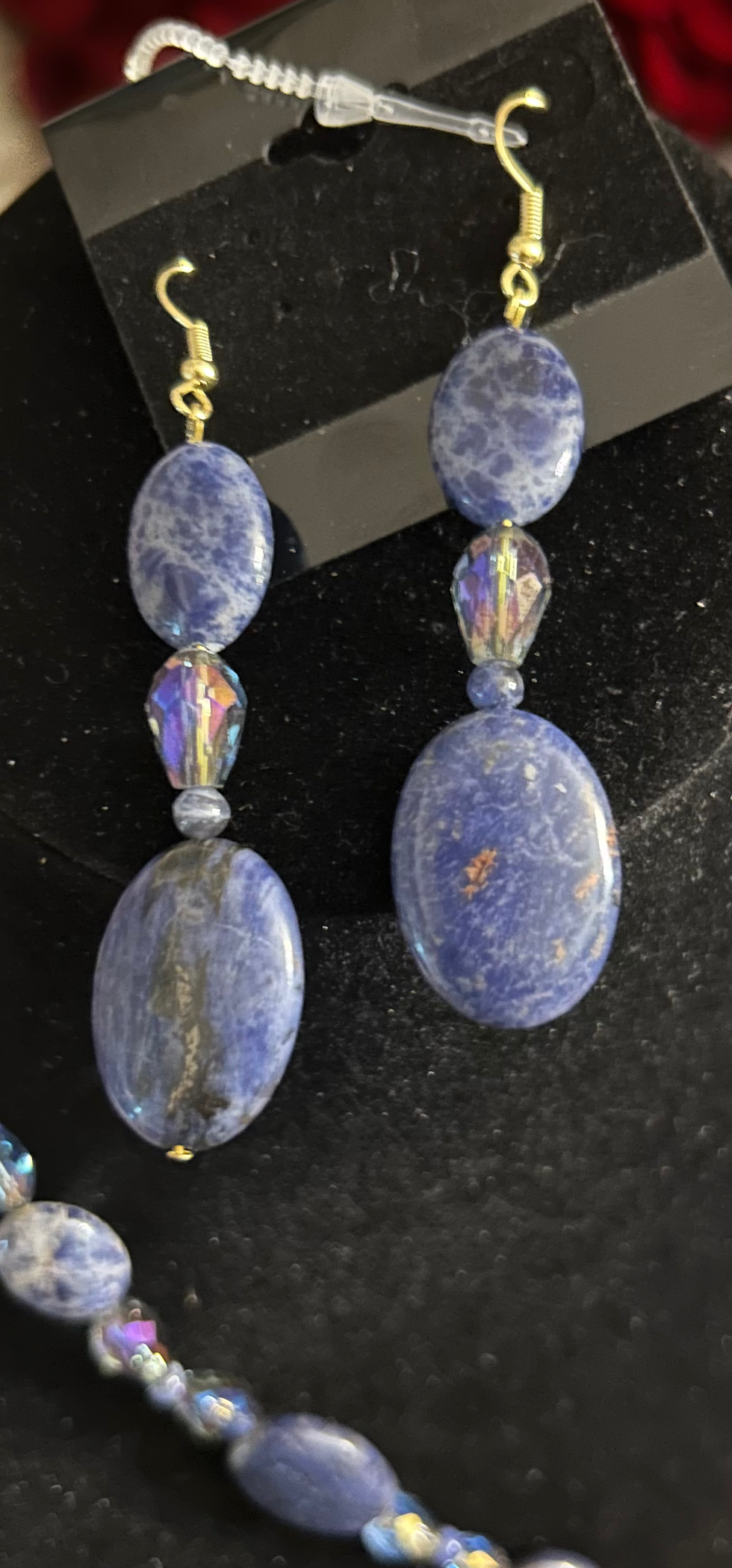 Thumbnail: Blue Lapis 2 pc. Necklace Set
