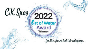 CK Spas - Winner of the Art of Water 2022 for the spa & hot tub category.