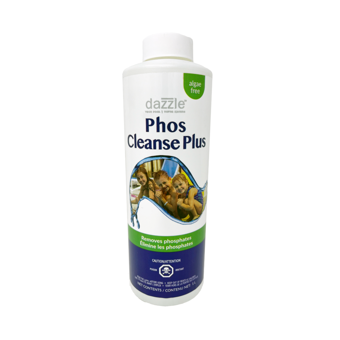 Dazzle Phos Cleanse Plus – Réducteur de phosphates pour piscine 1 L