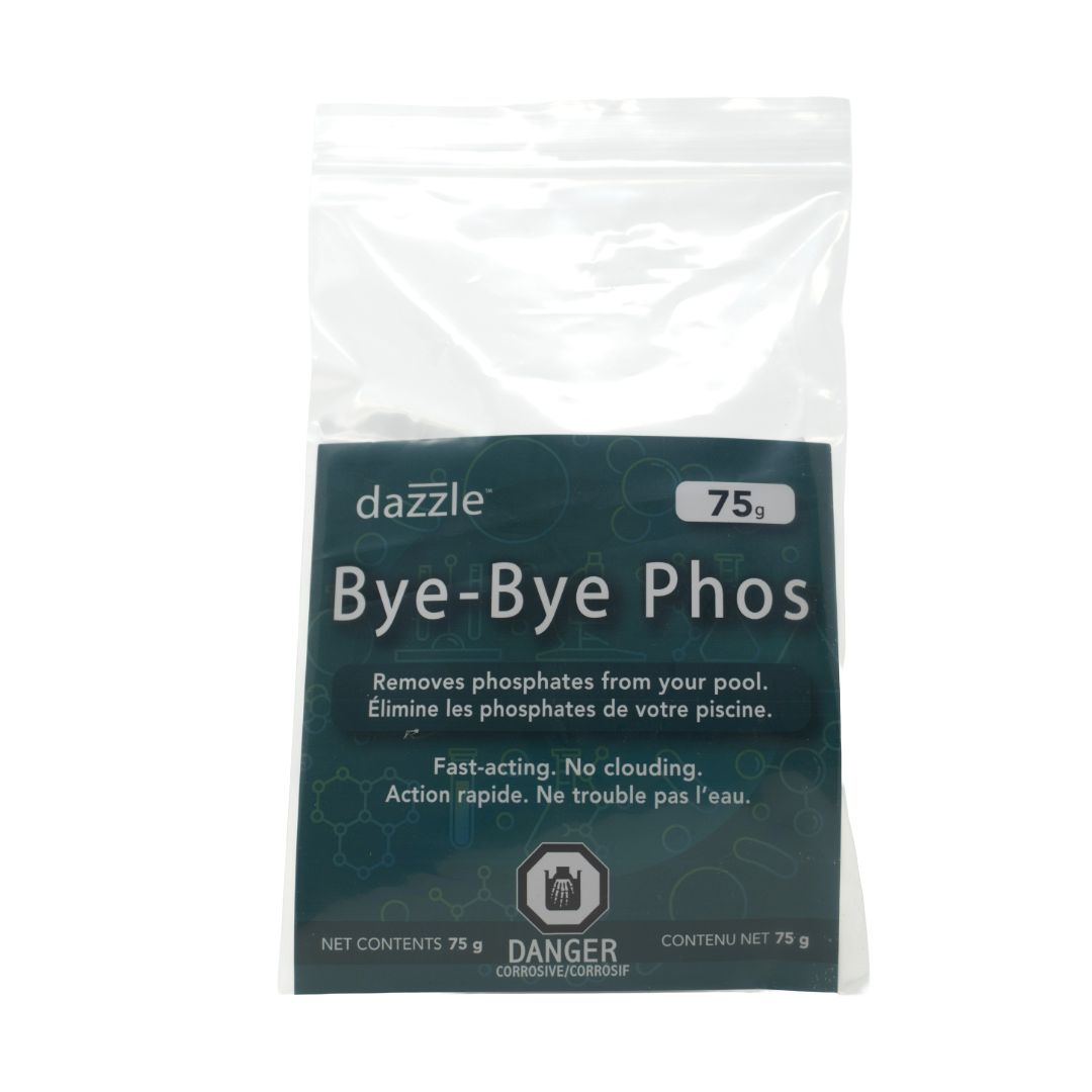 Dazzle Bye-Bye Phos – Éliminateur de phosphates pour piscine 75 g