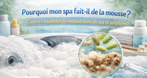 Pourquoi mon spa fait-il de la mousse? Causes fréquents de mousse dans un spa et solutions