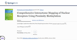 Comprehensive interactome mapping of hormone receptors interactome using proximity biotinylation.  