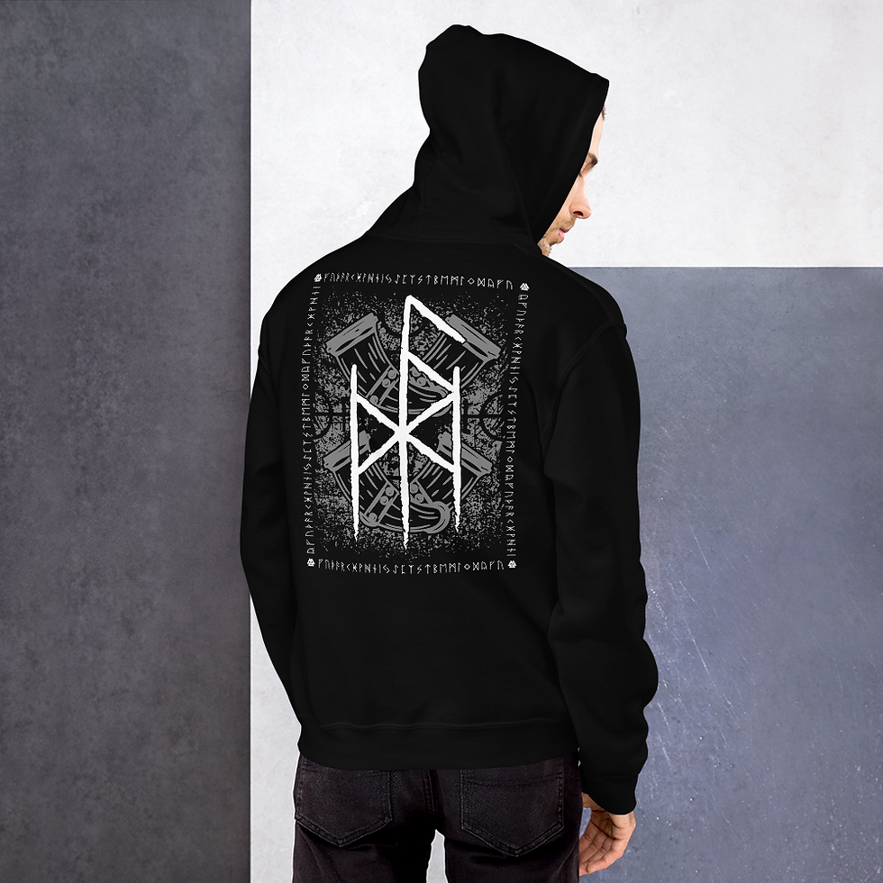 Miniature : Heimdall Bindrune, Unisex Hoodie