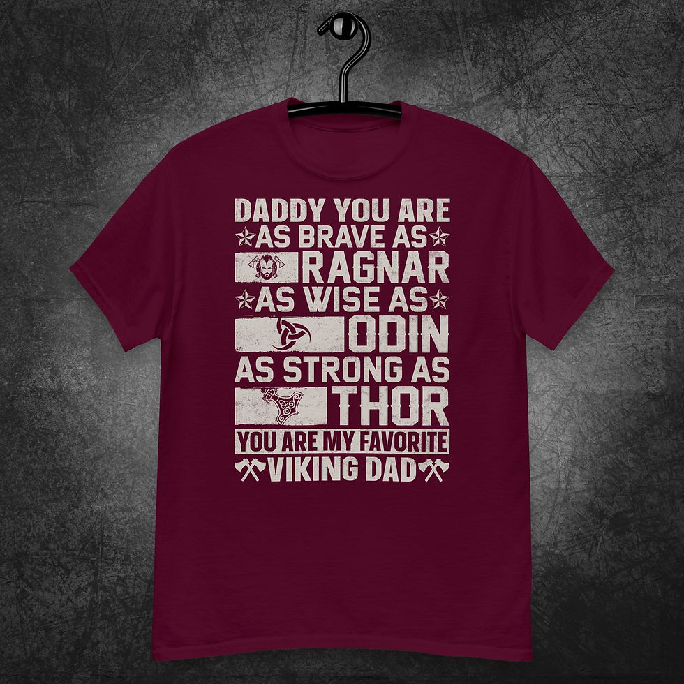 Thumbnail: Viking Dad, Unisex classic tee