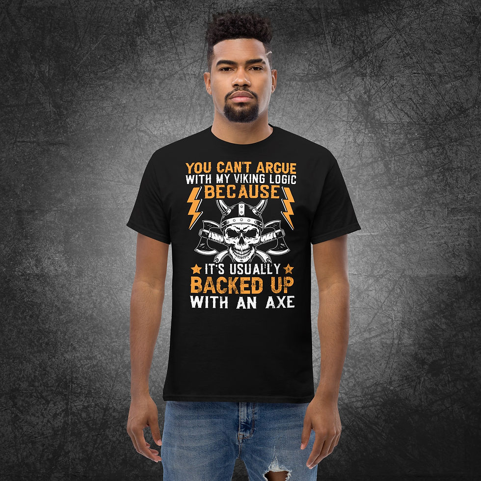 Thumbnail: My viking logic, Unisex classic tee
