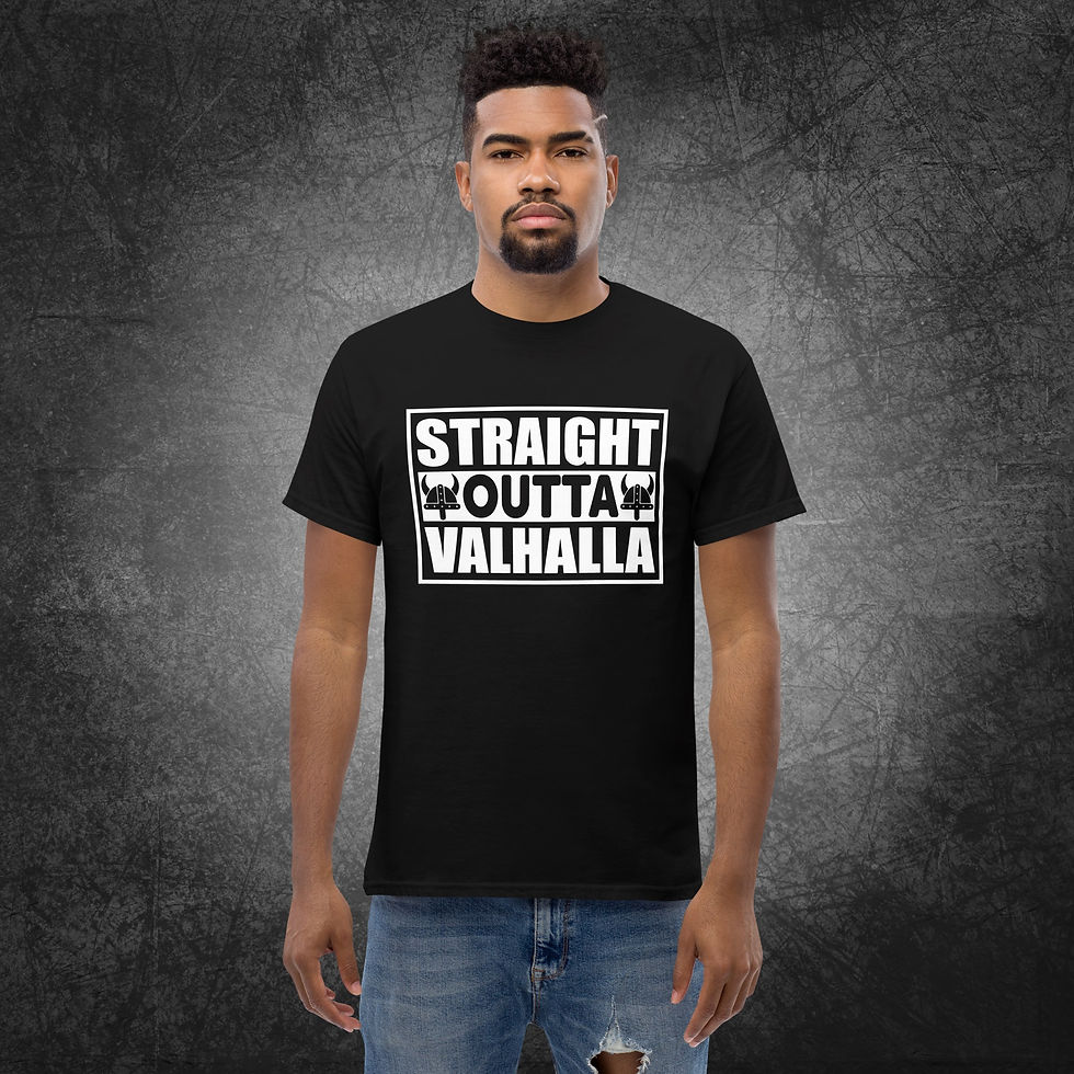 Miniatura: Straight outta Valhalla, Unisex classic tee