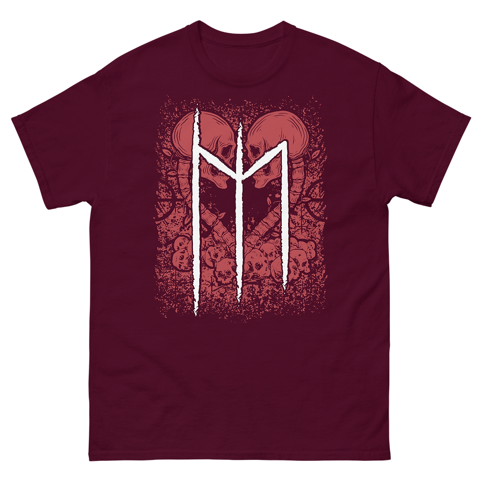 Miniatura: Hel Bindrune red, Unisex classic tee