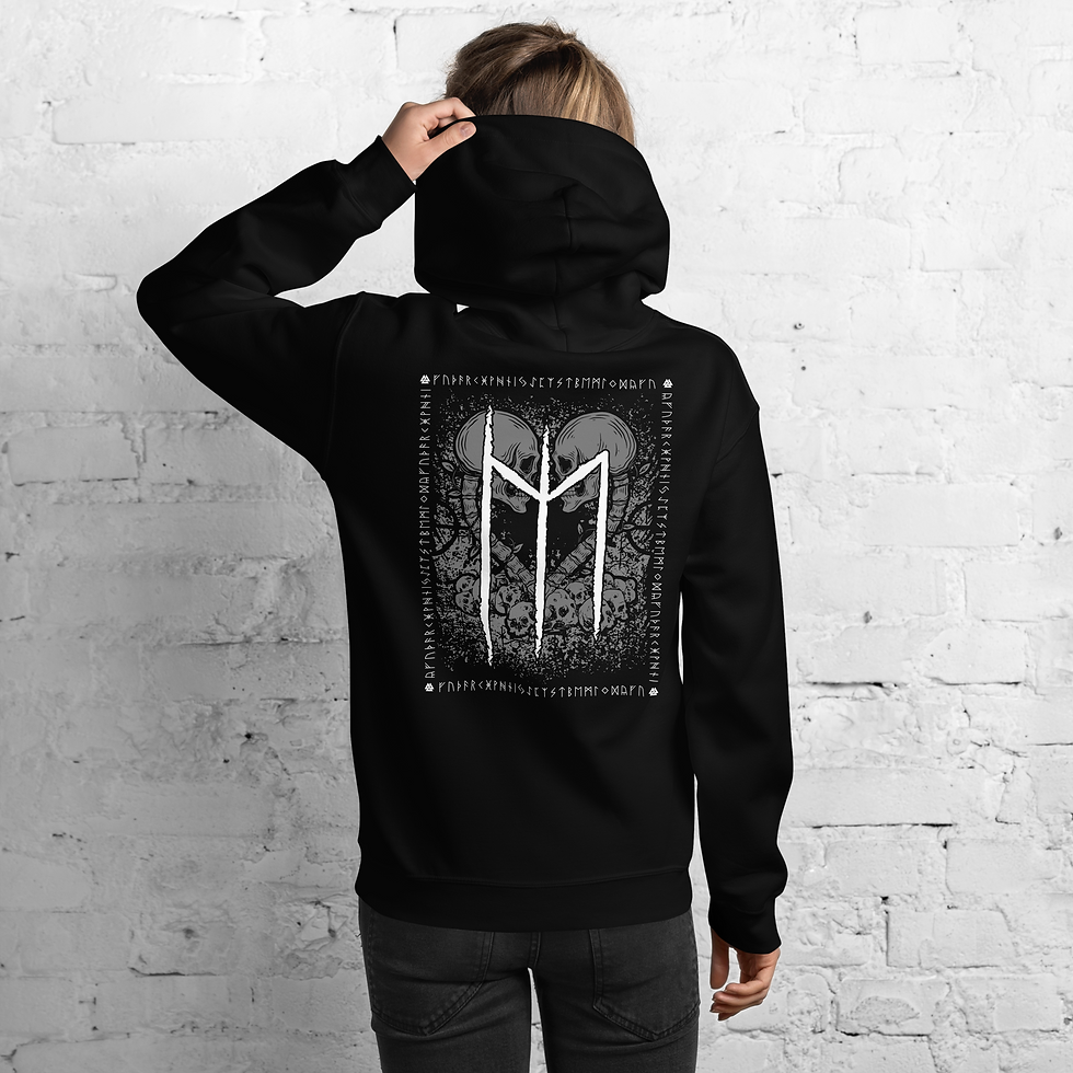 Miniature : Hel Bindrune, Unisex Hoodie