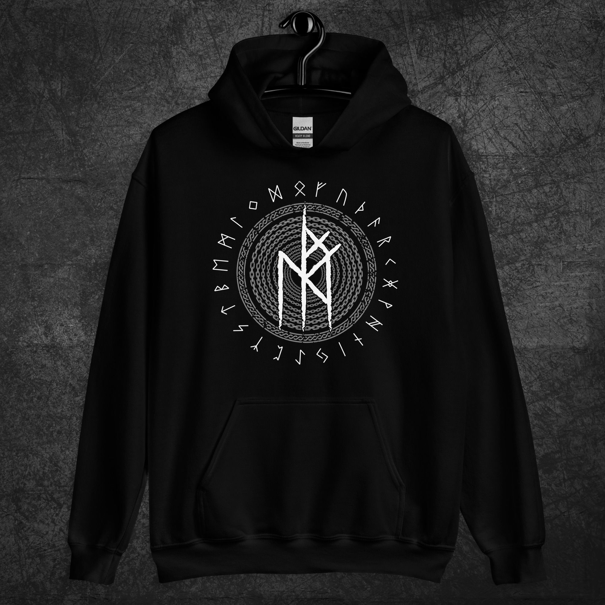 Fenrir Bindrune, Unisex Hoodie