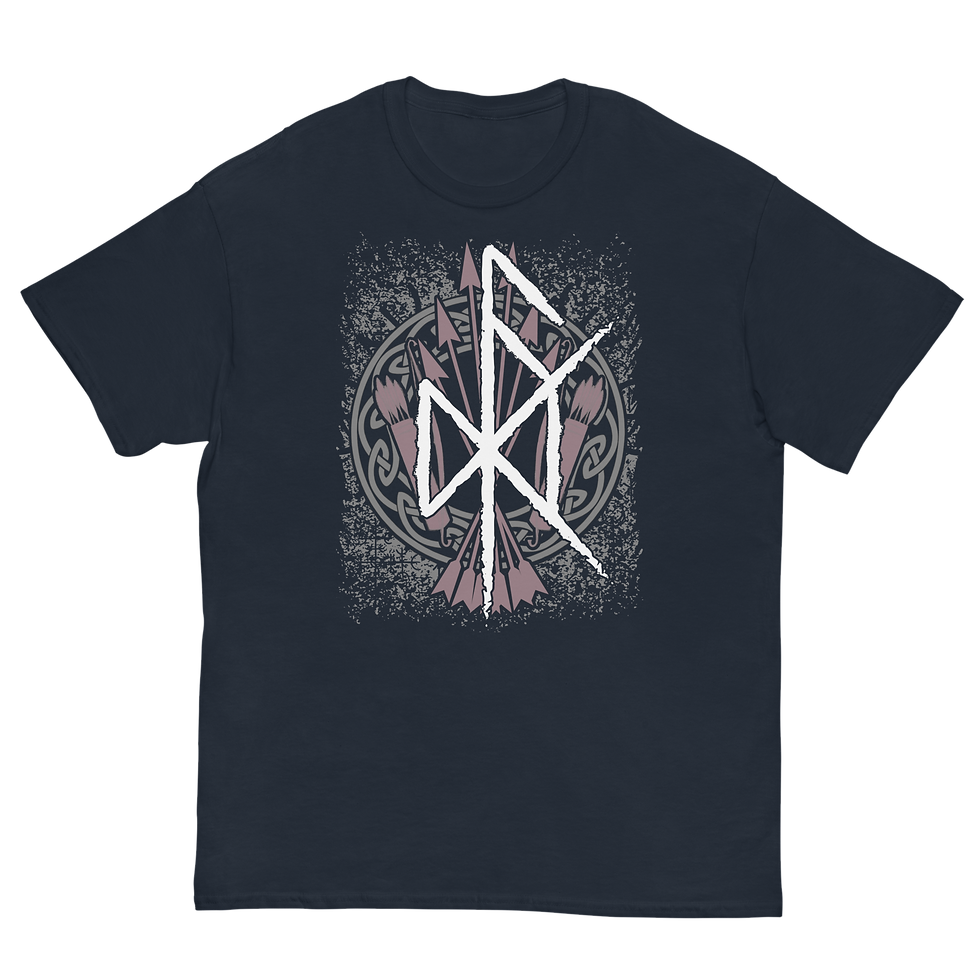 Miniatura: Skadi Bindrune grey, Unisex classic tee