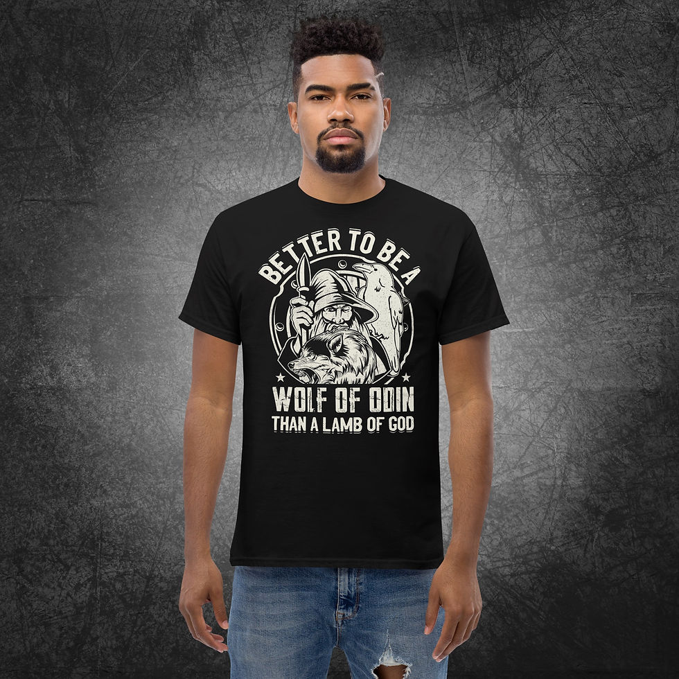 Miniaturbild: Wolf of Odin, Unisex classic tee