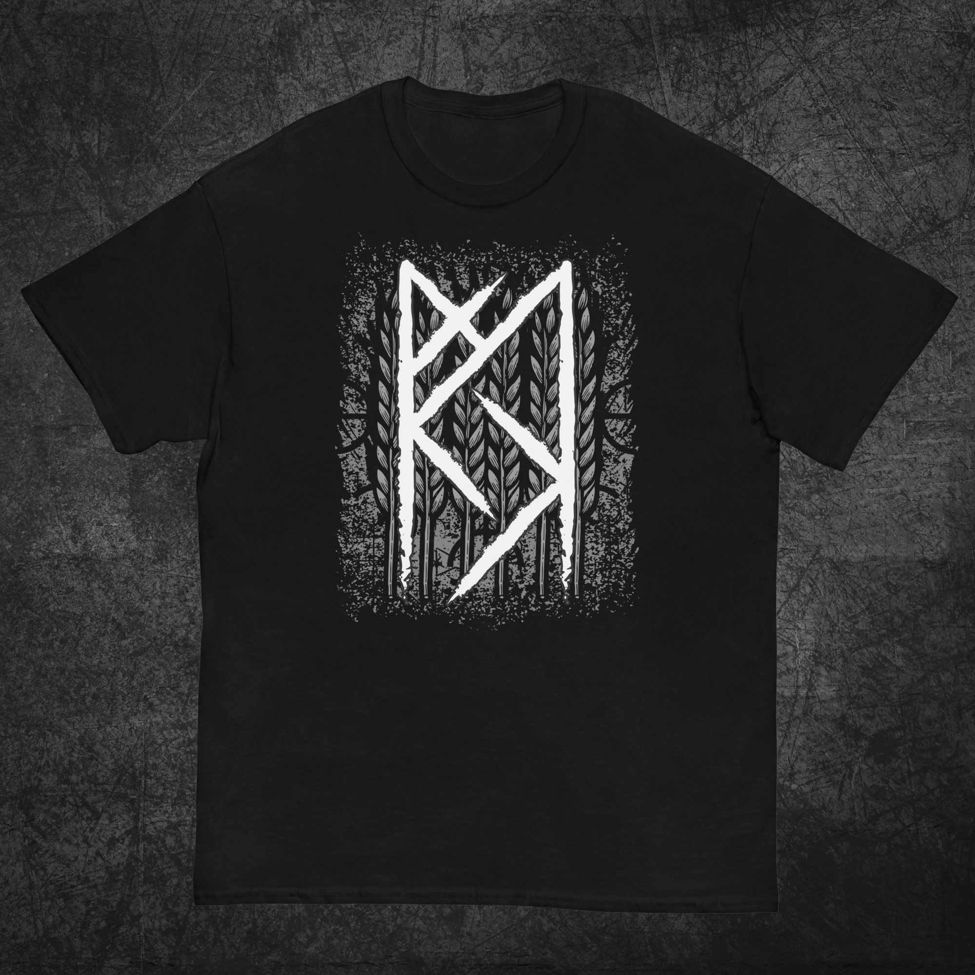 Freyr Bindrune grey, Unisex classic tee