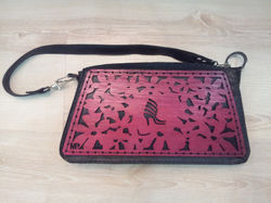 Cartera de Cuero y Madera