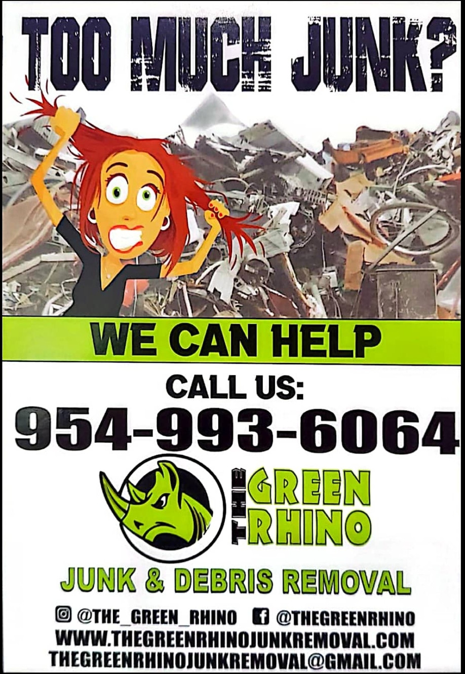 Junk Removal Business | The Green Rhino |Pembroke Pines, Florida