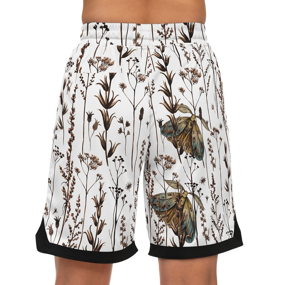Thumbnail: Botanical Moth Hippy Shorts