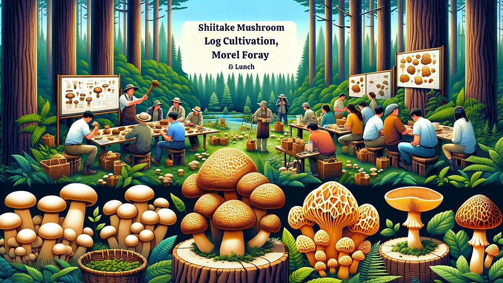 Spore to Plate: Shiitake & Morel Adventure