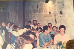 Marc Legay, Bernard et Eliane, Pilou et Marie Pierre Palis, Marie Joseph Joly et Francis Garderet.