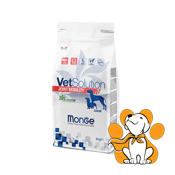 Monge VetSolution Mobility 2kg, Hrana Za Pse Za Podršku Metabolizmu Zglobova
