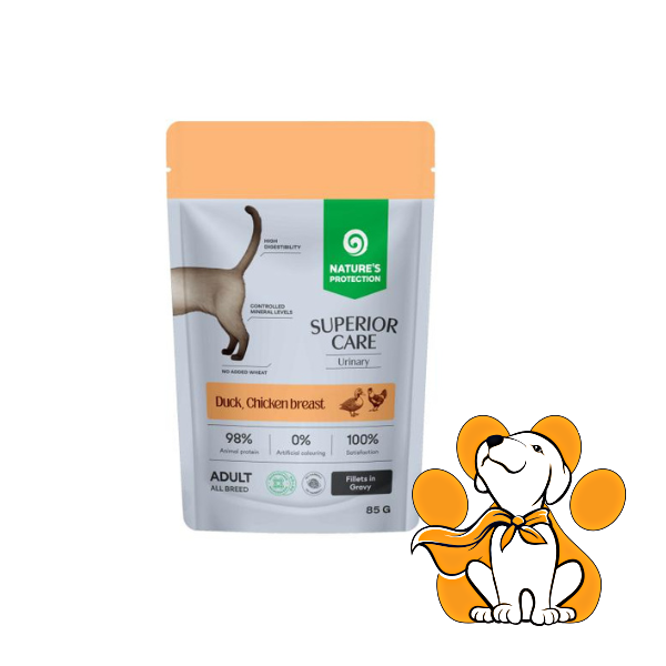 Nature's Protetcion Cat Urinary Duck & Chicken 85g, Pačetina i Piletina u Sosu