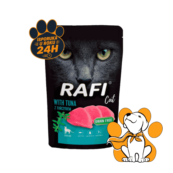Rafi Cat Sterilised Grain Free Tuna 100g, Vlažna Hrana Za Sterilisane Mačke Sa Tunom