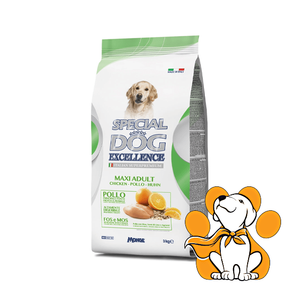Special Dog Excellence Maxi Adult Chicken 3kg, Hrana Za Odrasle Pse Velikih Rasa