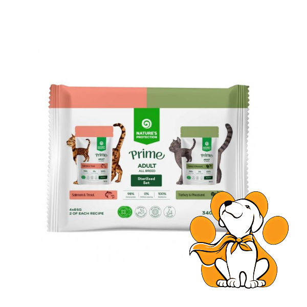 Nature's Protection Cat Sterillised 4x85g, Vlažna Hrana Za Sterilisane Mačke