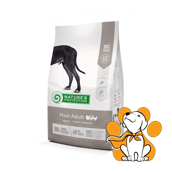 Nature's Protection Maxi Adult Poultry 12kg, Hrana Sa Piletinom i Ćuretinom