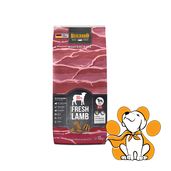 Belcando Mastercraft  Lamb 10kg, Hrana Sa 80% Svežeg Mesa i 0% Žitarica