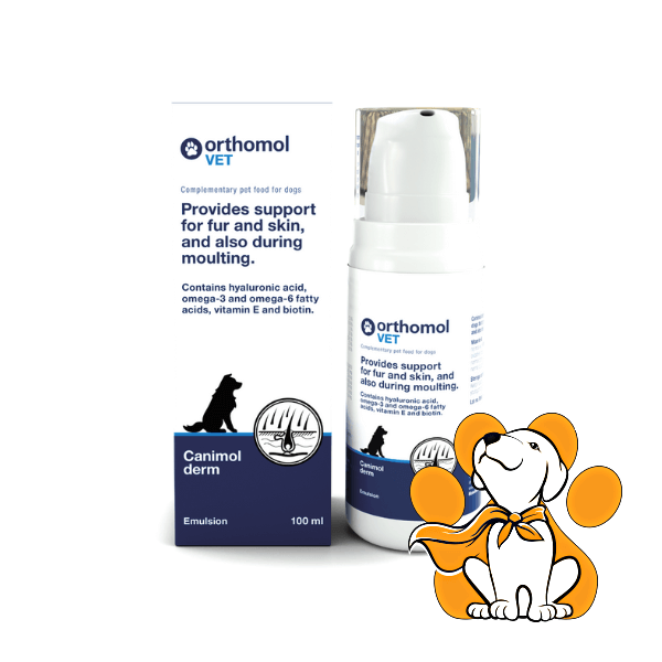 Orthomol VET Canimol Derm 100 ml, Dodatak Ishrani Za Negu Kože i Dlake Pasa
