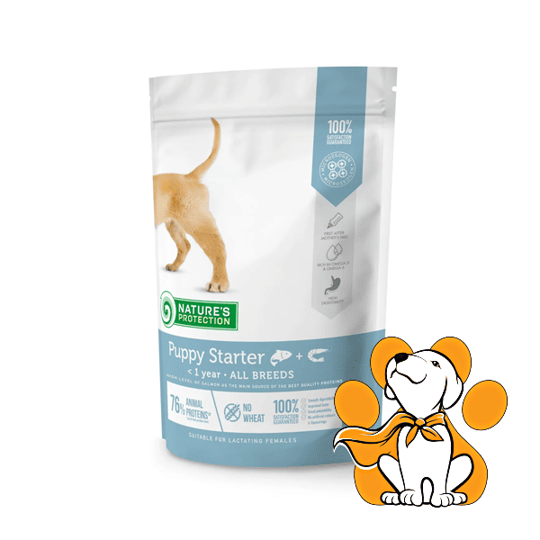 Nature's Protection Puppy Starter Salmon With Kril 500g, Hrana Za Štence