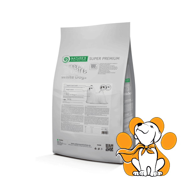 Thumbnail: Nature's Protection White Dog Adult, Granule Za Pse
