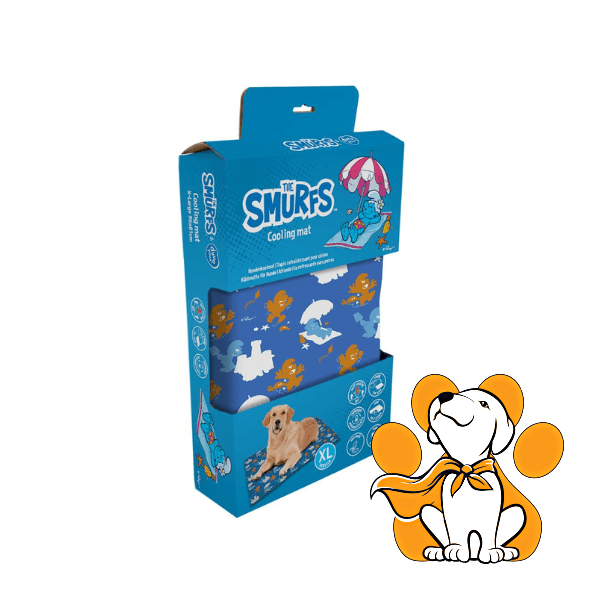 Thumbnail: Duvo+ The Smurfs Cooling Mat XL 96x81cm, Rashladna Prostirka Za Pse, Plava