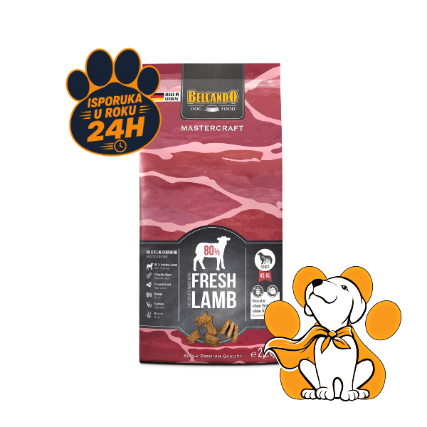 Belcando Mastercraft Lamb 2.2kg, Hrana Sa 80% Svežeg Mesa