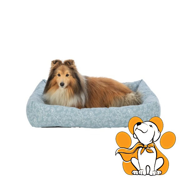 Thumbnail: Trixie Bed Flora 75x60cm, Svetloplavi Krevet Za Pse i Mačke
