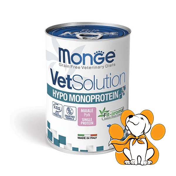 Monge VetSolution Hypo Monoprotein Maiale 400g, Dijetalna Hrana Sa Svinjetinom