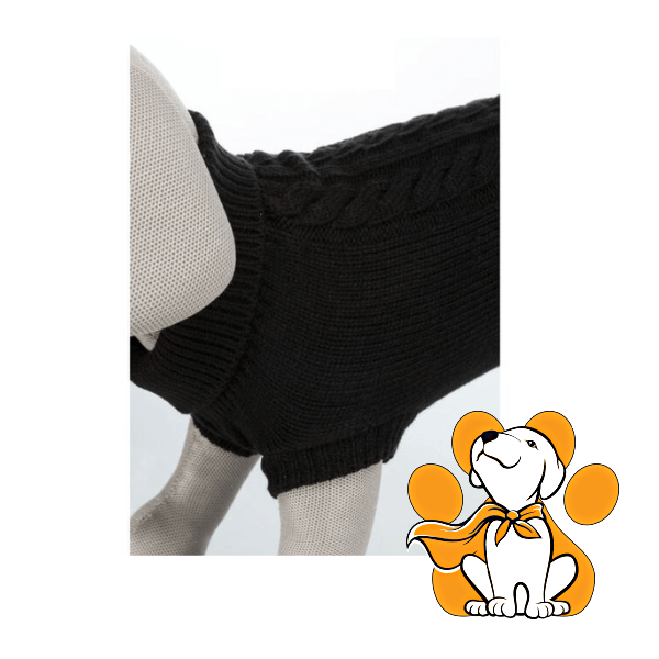 Thumbnail: Trixie Kenton Black, Topao Crni Džemper Za Pse
