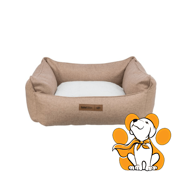Trixie Bed Farello, Krem-Beli Kockasti Krevet Za Veće Pse