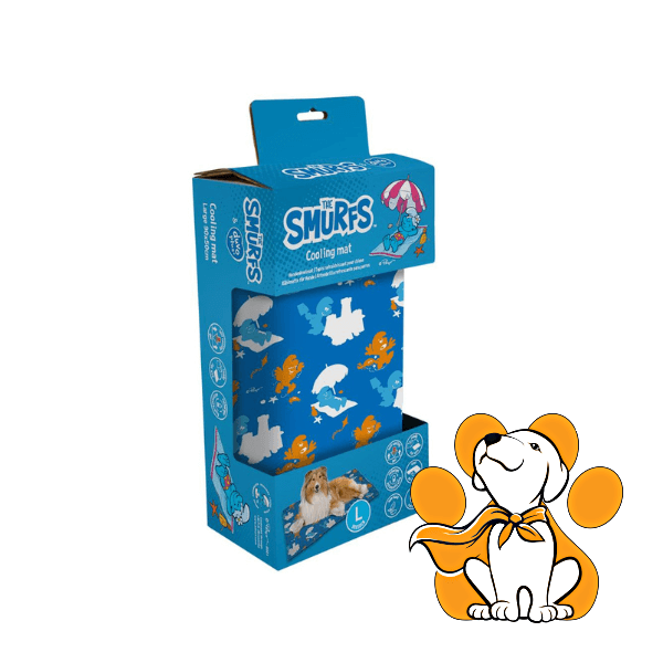 Thumbnail: Duvo+ The Smurfs Cooling Mat L 90x50cm, Rashladna Prostirka Za Pse, Plava