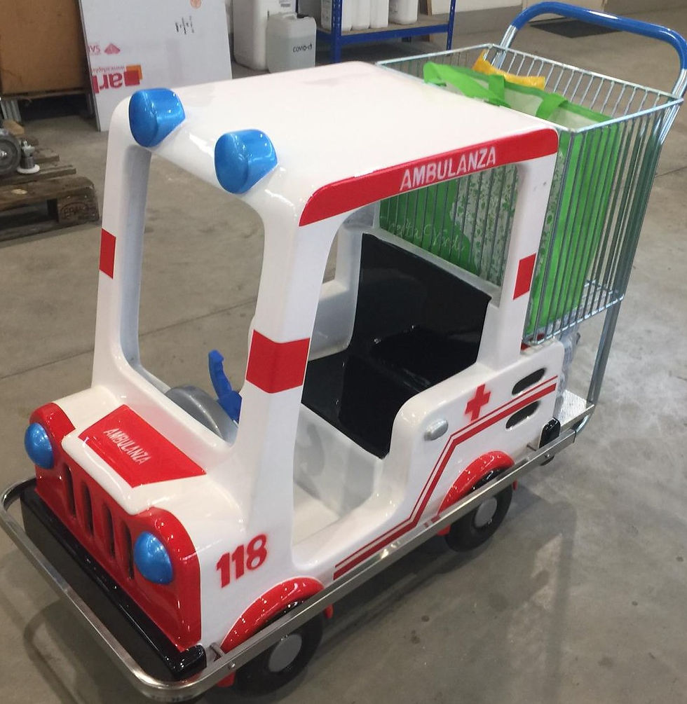 Miniatura: CARRELLO  PER LA SPESA SUPER BABY CON SORPRESA