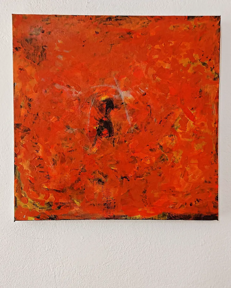 "J-Pulse"  50x50cm 3d Keilrahmen 