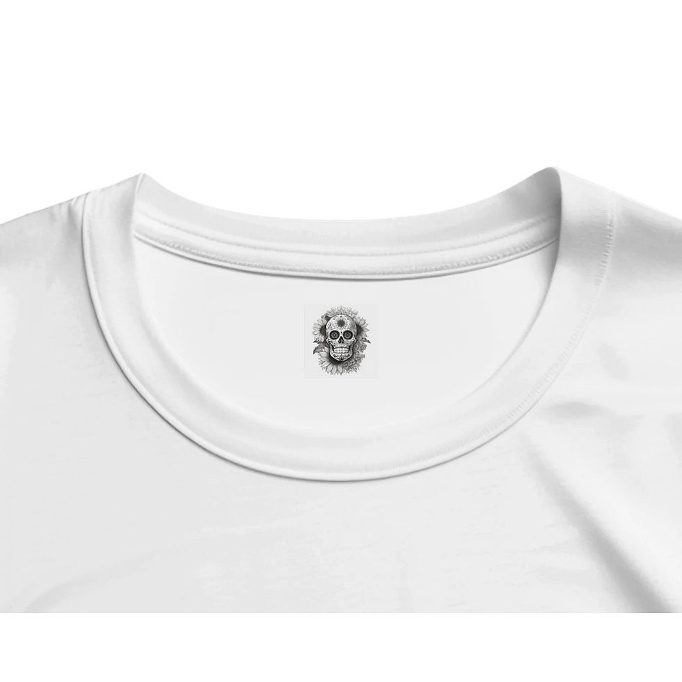 Thumbnail: ArTividual Sunflower Skull Boxy T – Eco-Friendly Men's T-Shirt