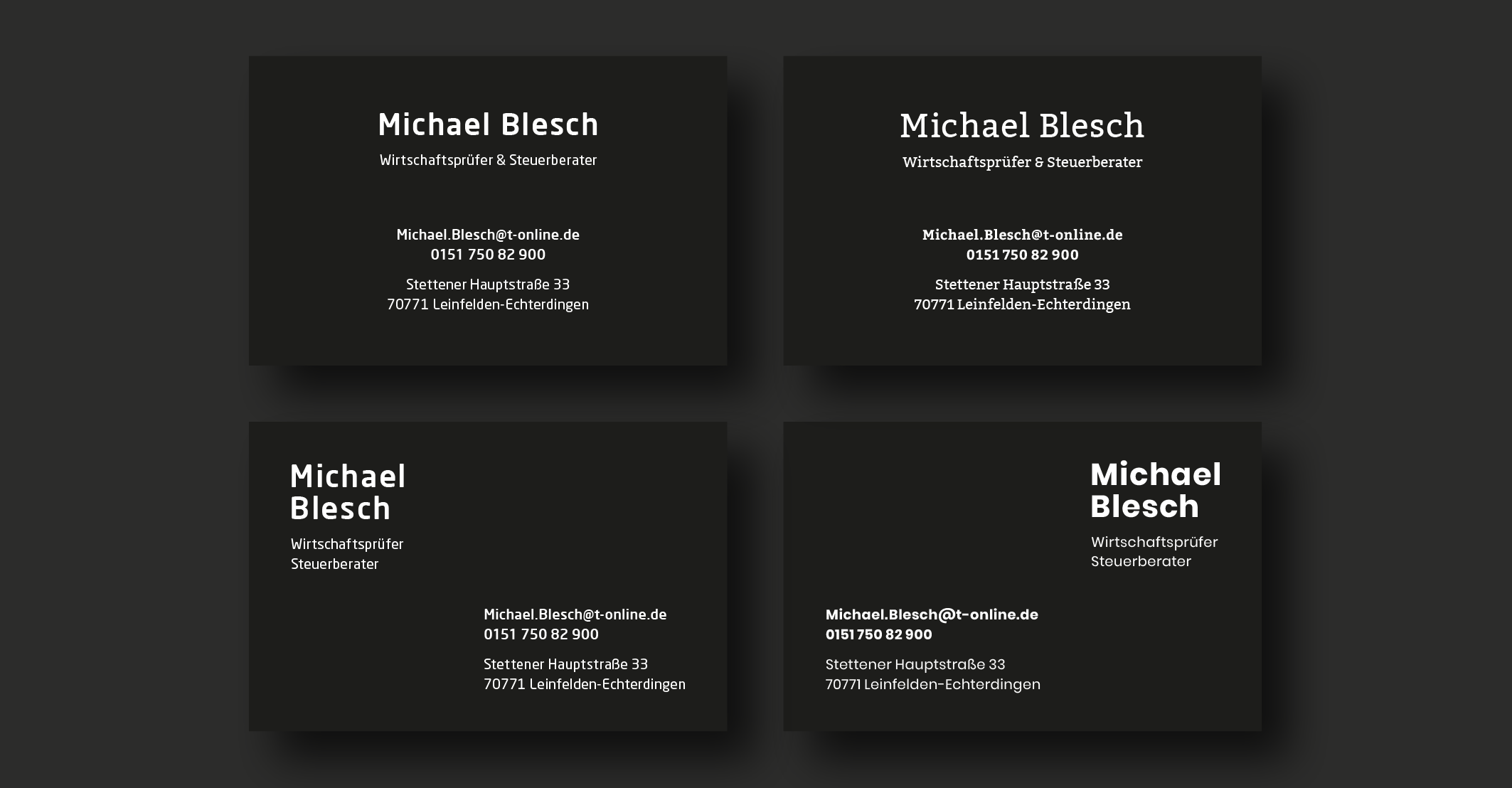 Michael Blesch Visitenkarte