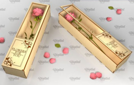 Miniatura: M caja flor