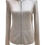 Thumbnail: Cashmere zippered hoodie cardigan