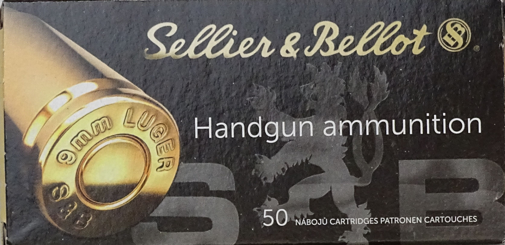 Sellier&Bellot 9mm Luger FMJ 115grs - 1000 Schuss
