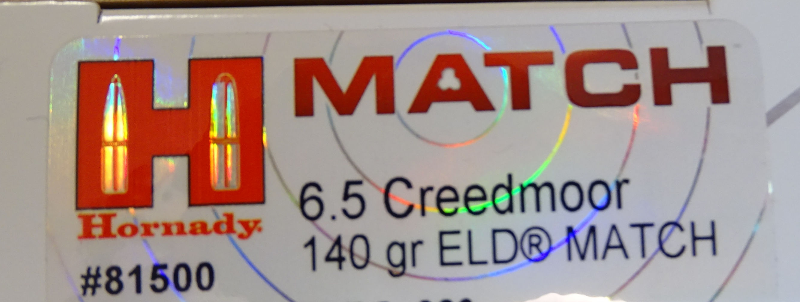 Hornady 6,5 Creedmoor ELD Match 140gr - 20 Schuss