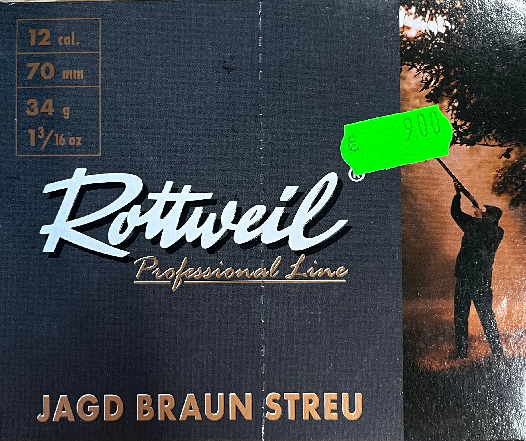 Rottweil JAGD BRAUN STREU 12/70 34g 2,7mm - 10 Schuss