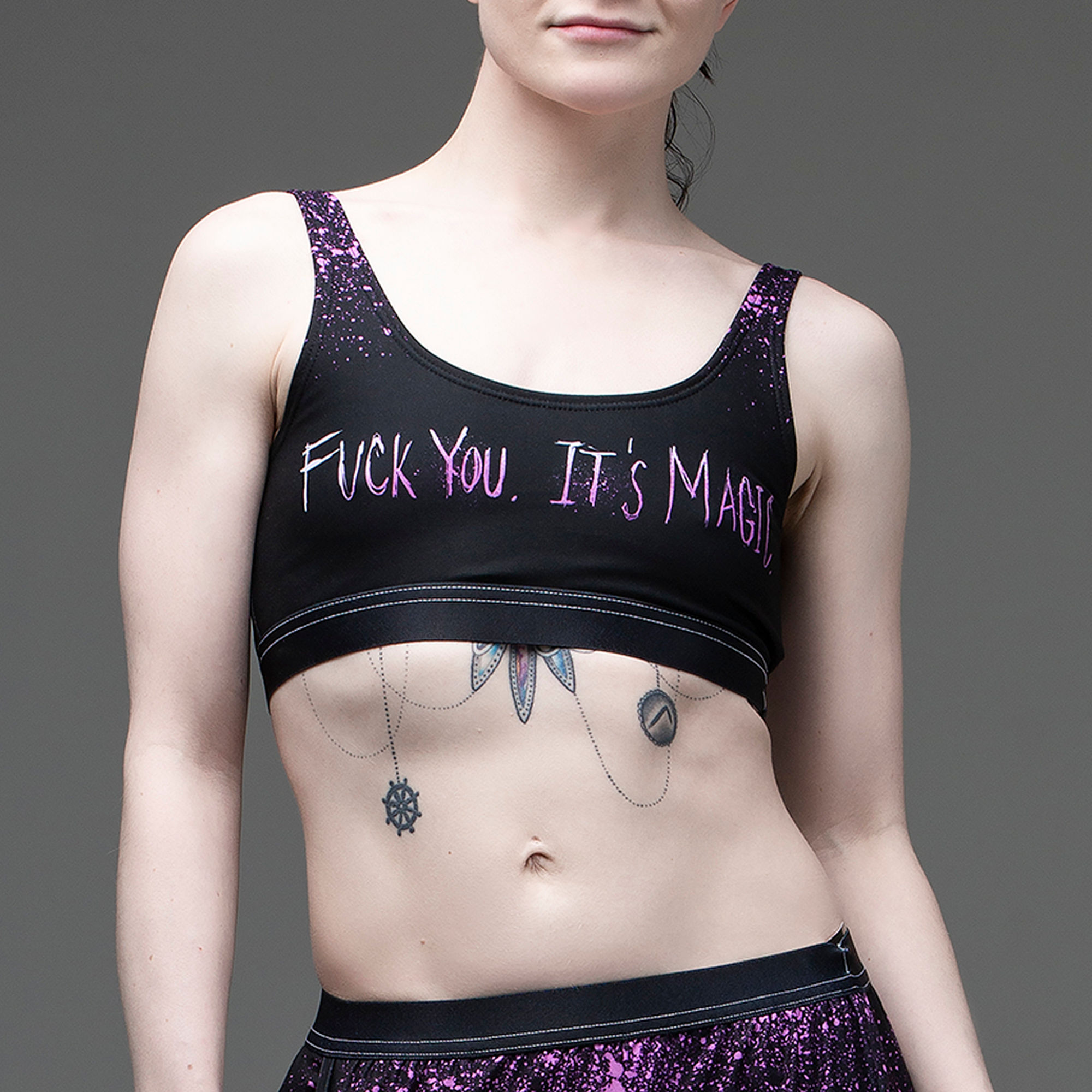 Fuck You It's Magic Comfy Bra