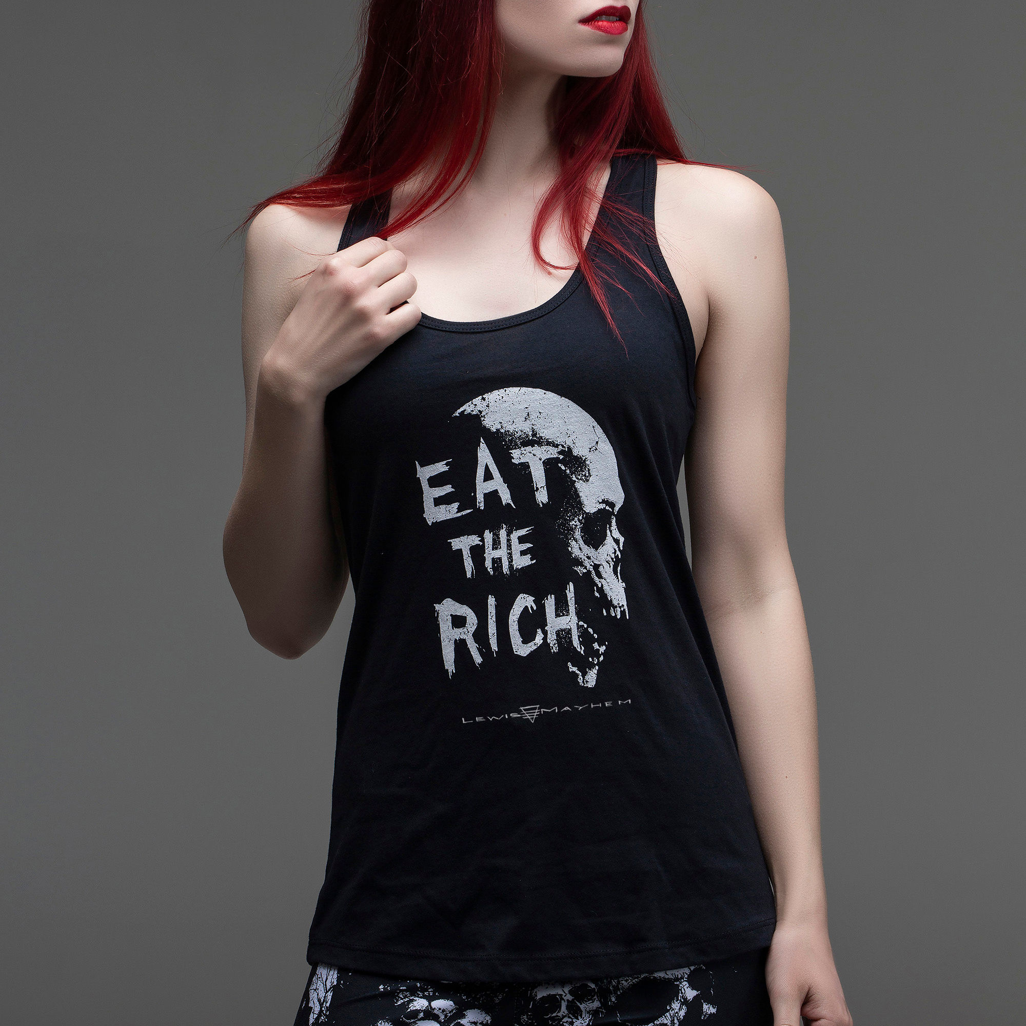 Eat the Rich Racerback Tank